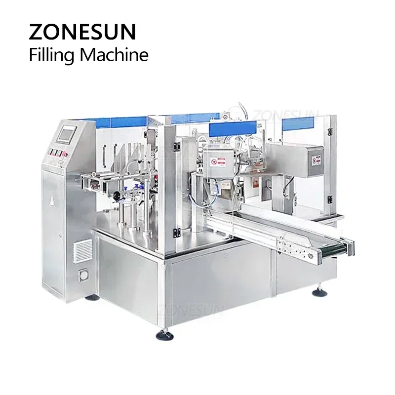 Food Snacks Packets - ZONESUN ZS-GB200 自動顆粒ドイパック包装機 スナック ナッツ 食品