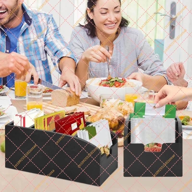 Food Snacks Packets - LFキッチンパントリーオーガナイザー - カウンター用スナック収納ボックス、ファストフードパックホルダー＆キッチン収納容器