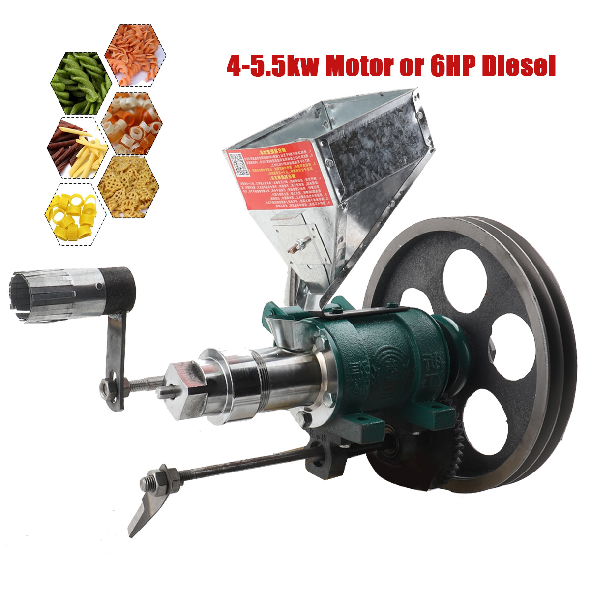 Food Processor Snacks - 25Kg/h スナック押出機コーンライス食品押出パフィングマシンツイスト中空スティック固体クリスピーポッパーバルキングマシン