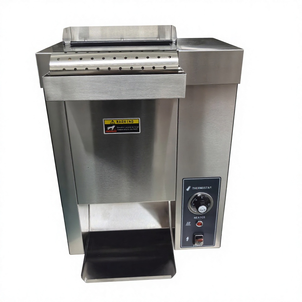 Food Processor Snacks - 高出力バーガートースターマシン、ノブコントロール式ハンバーガーバントースター、バターローラー付き、スナックバーのフードサービス用
