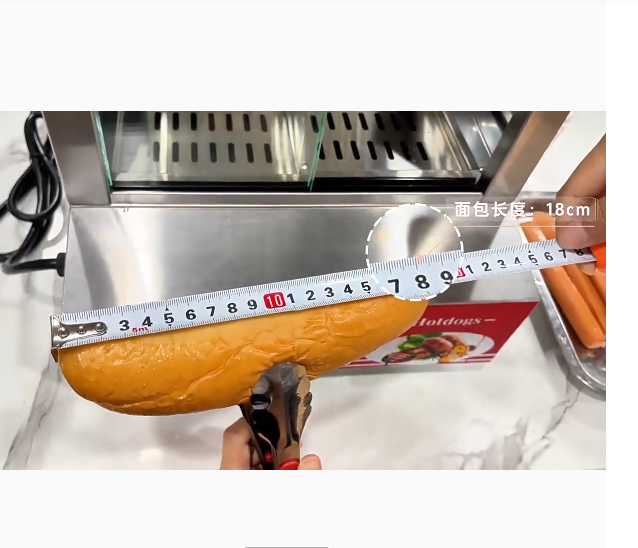 Food Processor Snacks - 業務用自動ホットドッグバンズウォーマー、レストラン、ホテル、食品店向け効率的な食品加工機-新品スナックマシン