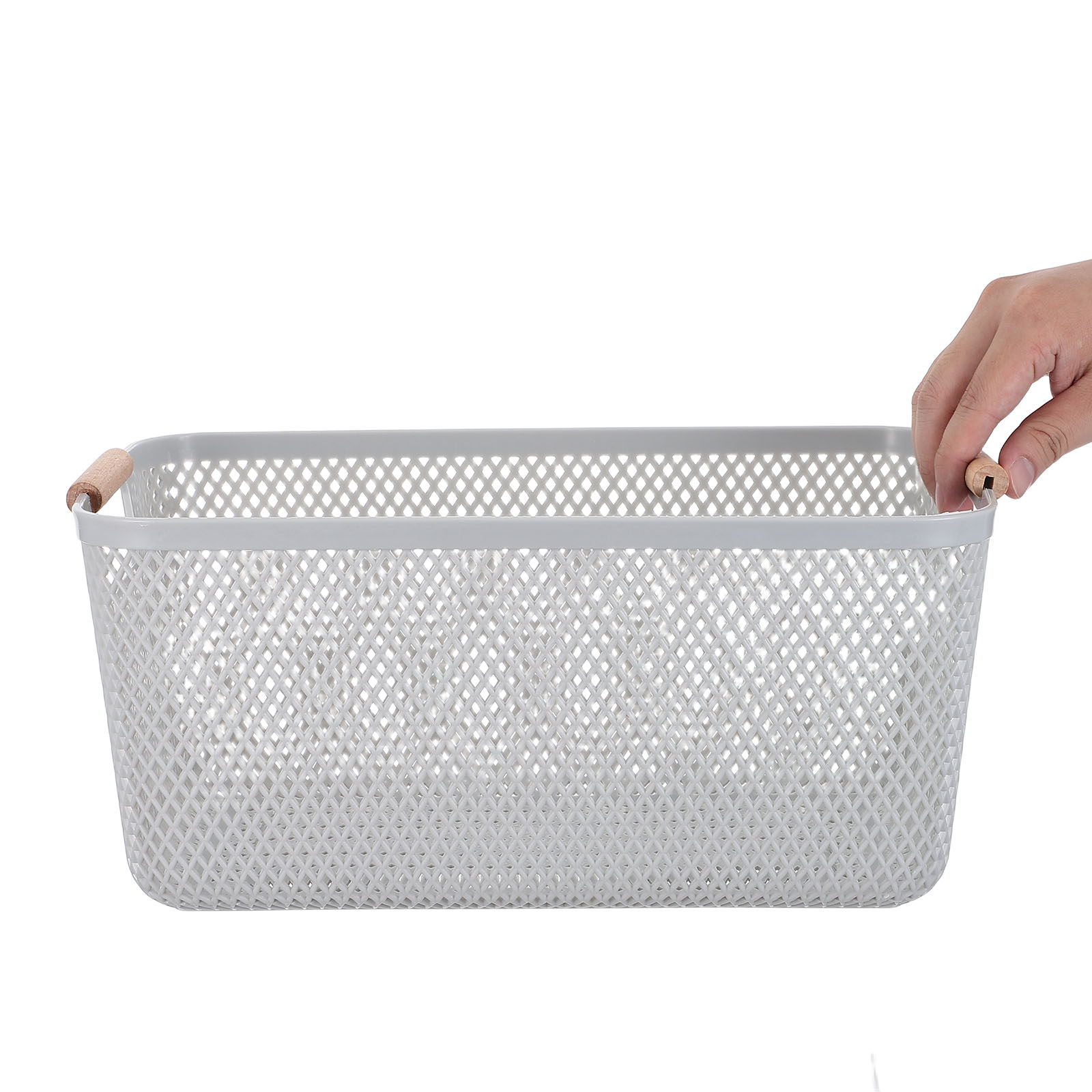 キッチンメッシュ収納バスケット食品オーガナイザー大容量バスケ - Snacks Food Hamper Basket のレビューと価格