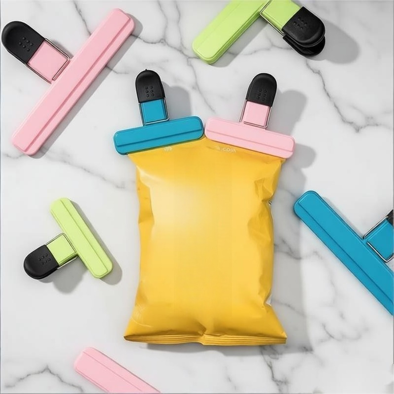食品密封クリップ バッグクランプ キッチン収納 防湿 鮮度保 - Food Snacks Packets のレビューと価格