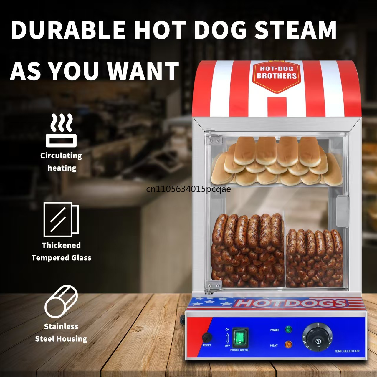 業務用自動ホットドッグバンズウォーマー、レストラン、ホテル、 - Food Processor Snacks のレビューと価格