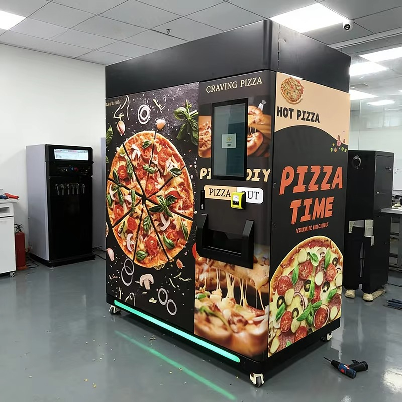 既製ピザ自動販売機、カスタマイズ可能なコンパクト屋内販売ソリ - Food Snacks Corner のレビューと価格