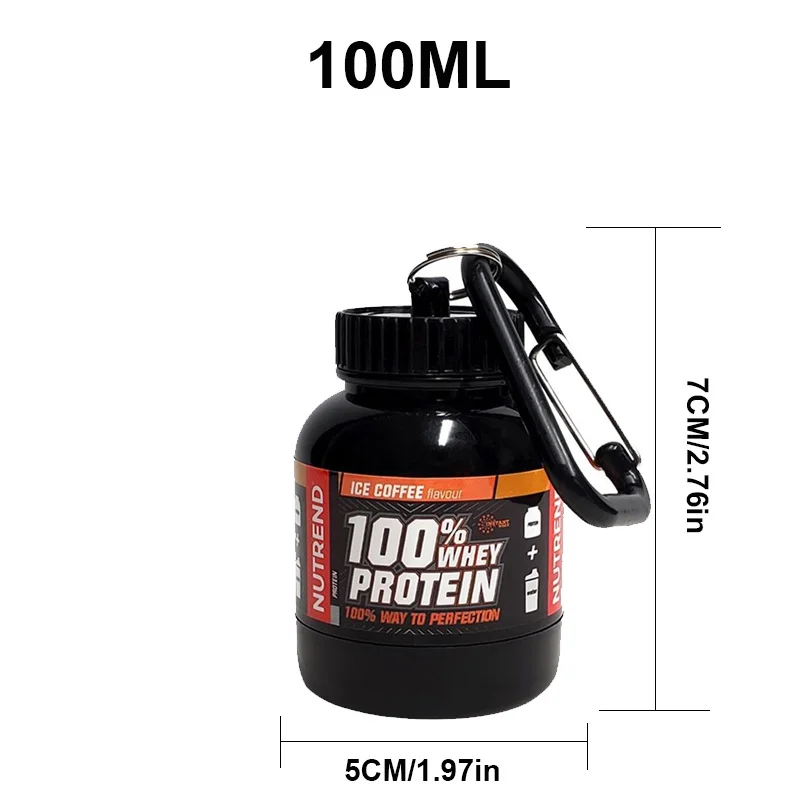 ポータブルバッグプロテインパウダー補修コンテナ,防漏収納ボト - Protein Bar Box のレビューと価格